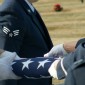 Folded flag